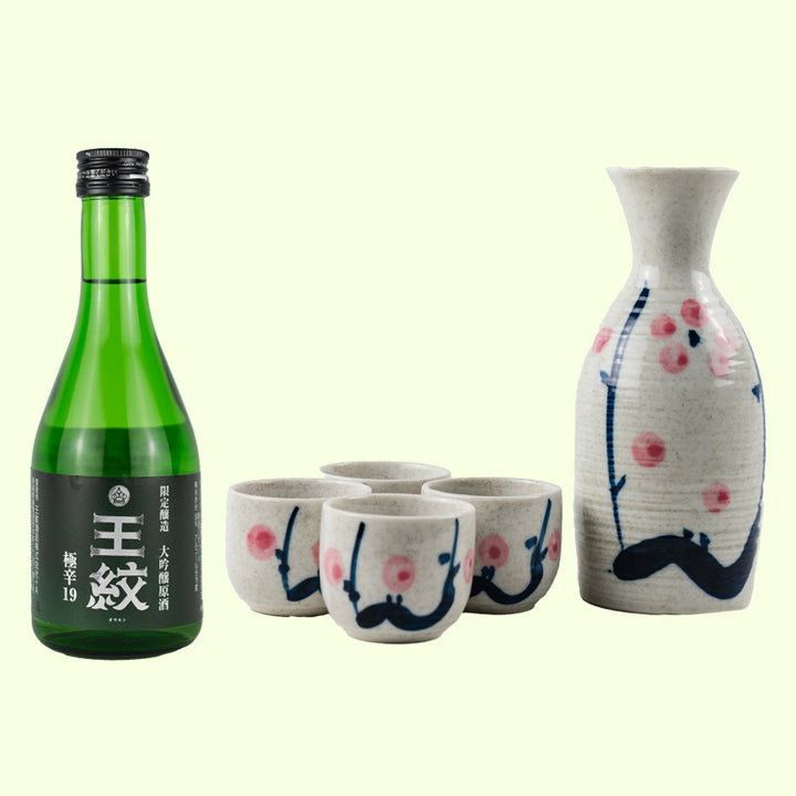 COMBO Tokkuri e Ochoko UME + Sake 300ml