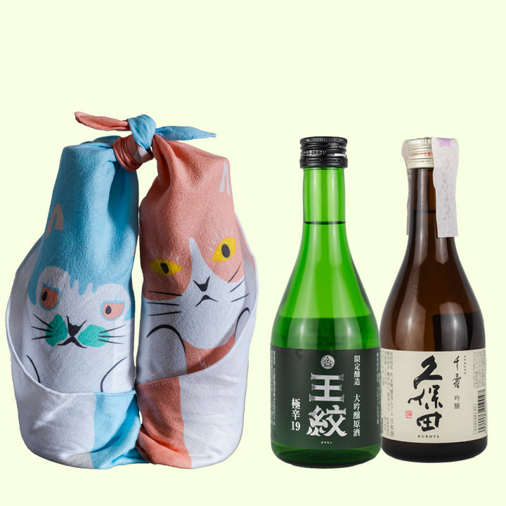 COMBO Furoshiki + Sake
