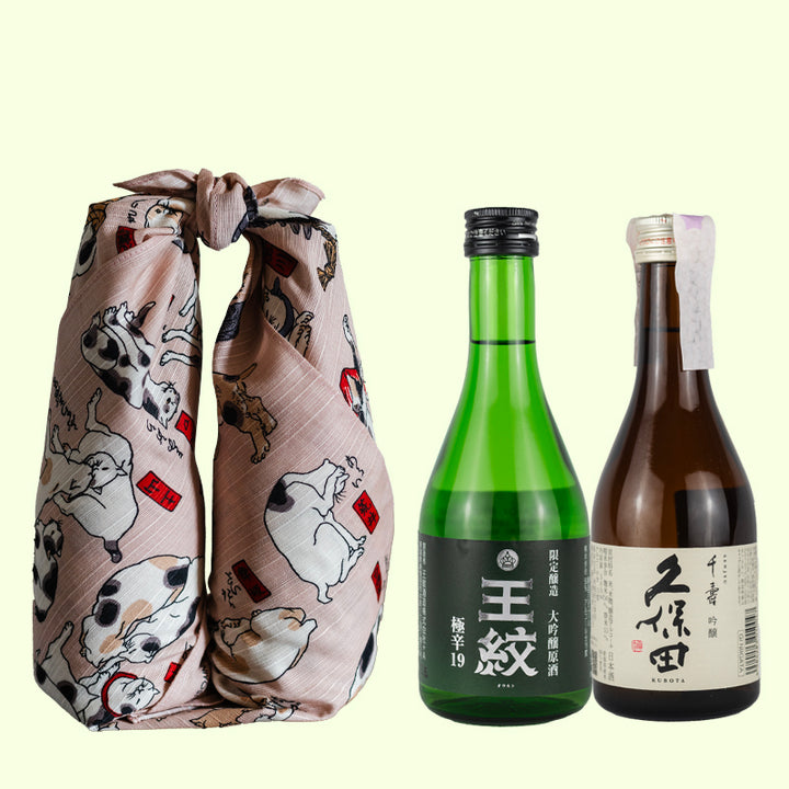 COMBO Furoshiki + Sake